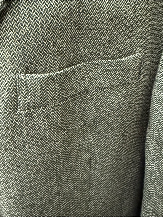 Stafford Executive Gray Blazer 44S Wool Blend Sport Coat Classic Mens - Picture 4 of 13